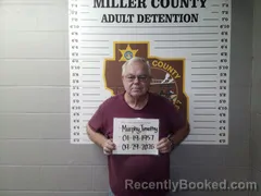 Mugshot of Timothy Lee Murphy booked in Miller County, Missouri on September 29, 2026