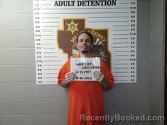 Mugshot of Christopher Lee Whitlock booked in Miller County, Missouri on October 6, 2026
