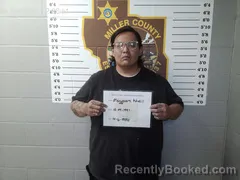 Mugshot of Khalil Lee Manygoats booked in Miller County, Missouri on October 6, 2026