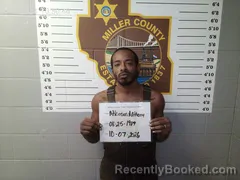 Mugshot of Anthony Atkinson booked in Miller County, Missouri on October 7, 2026
