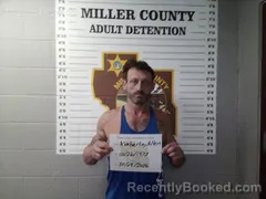 Mugshot of Allen Ray Kimberlin booked in Miller County, Missouri on October 9, 2026