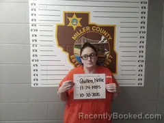 Mugshot of Kellie Ann Quillen booked in Miller County, Missouri on October 20, 2026