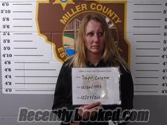 Booking photo from Miller County, Missouri
