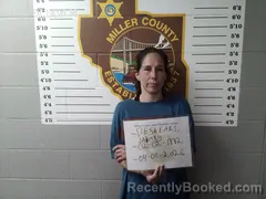 Mugshot of Jaimey Christine Beshears booked in Miller County, Missouri on April 1, 2026