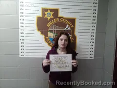 Mugshot of Payton Alieen Hoesch booked in Miller County, Missouri on April 2, 2026