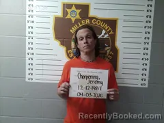 Mugshot of Jeremy Chorpening booked in Miller County, Missouri on April 3, 2026