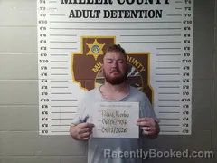 Mugshot of Nicholas William Davis booked in Miller County, Missouri on April 13, 2026