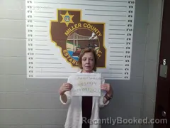 Mugshot of Novenda Marie Massey booked in Miller County, Missouri on April 17, 2026