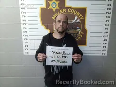 Mugshot of Brian Joseph Spizzirri booked in Miller County, Missouri on April 18, 2026