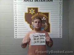 Mugshot of Sheldon Ray Downs booked in Miller County, Missouri on April 19, 2026