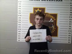 Mugshot of Trae Ryder Montgomery booked in Miller County, Missouri on April 23, 2026