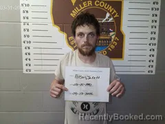 Mugshot of Jarett Randall Polson booked in Miller County, Missouri on April 27, 2026