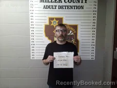 Mugshot of Sean Ryan Andrews booked in Miller County, Missouri on April 30, 2026