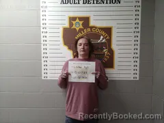 Mugshot of Holli Valene Lindsey booked in Miller County, Missouri on May 8, 2026