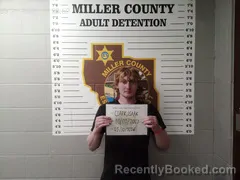Mugshot of Isaac James Kane Clark booked in Miller County, Missouri on May 10, 2026