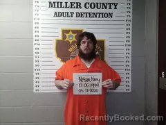 Mugshot of Korey Robert Nelson booked in Miller County, Missouri on May 11, 2026