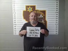Mugshot of Gary Wayne Gann booked in Miller County, Missouri on May 13, 2026