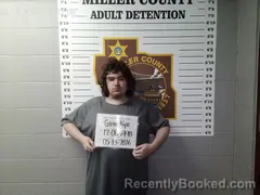 Mugshot of Kyle Chance Gann booked in Miller County, Missouri on May 13, 2026