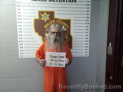 Mugshot of Leland Ray Bryan booked in Miller County, Missouri on May 13, 2026