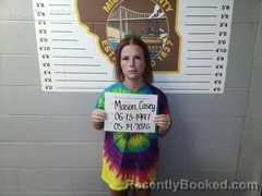 Mugshot of Casey Ann Mason booked in Miller County, Missouri on May 14, 2026