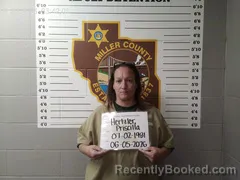 Mugshot of Priscilla Faith Hertzler booked in Miller County, Missouri on June 5, 2026