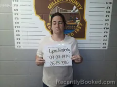 Mugshot of Kimberly Sue Lyons booked in Miller County, Missouri on June 15, 2026