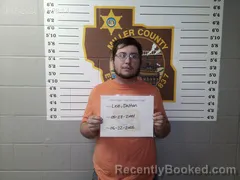 Mugshot of Dalton Gregory Lee booked in Miller County, Missouri on June 22, 2026