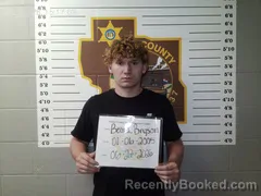 Mugshot of Bryson Troy Beard booked in Miller County, Missouri on June 27, 2026
