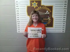 Mugshot of Lisa Kaye Abbett booked in Miller County, Missouri on July 13, 2026