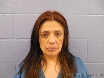 Mugshot of DONNA DENNISE DIAZ booked in Andrews County, Texas on April 21, 2026