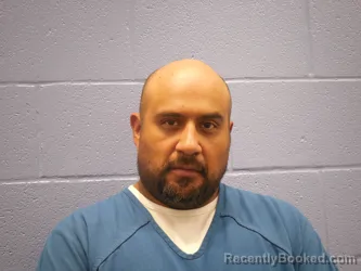 Mugshot of Rene Ismael Carrasco booked in Andrews County, Texas on August 27, 2026