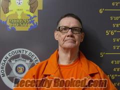Booking photo from Morgan County, Missouri