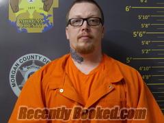 Booking photo from Morgan County, Missouri