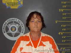 Mugshot of TERRI LAINE MOORE booked in Morgan County, Missouri on April 29, 2026
