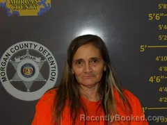 Mugshot of TRACIE LE HUFFMAN booked in Morgan County, Missouri on March 23, 2026