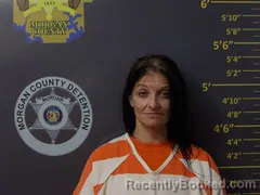 Mugshot of AMBER GRACELINE CROWDER booked in Morgan County, Missouri on March 26, 2026