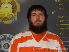 Mugshot of KOREY ROBERT NELSON booked in Morgan County, Missouri on April 22, 2026