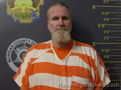 Mugshot of DOUGLAS ALLEN LAWSON booked in Morgan County, Missouri on April 30, 2026