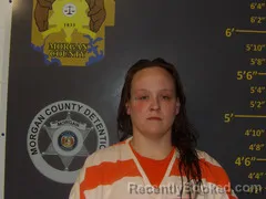 Mugshot of TASHA LANELL SCOTT booked in Morgan County, Missouri on May 11, 2026