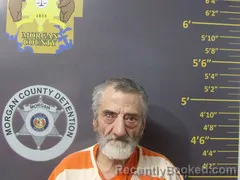 Mugshot of DONALD ROBERT ROBERTSON booked in Morgan County, Missouri on May 12, 2026