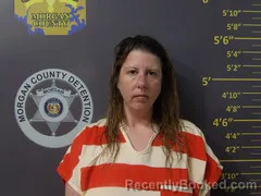 Mugshot of NICOLE WOODBURY GAVIN booked in Morgan County, Missouri on May 20, 2026