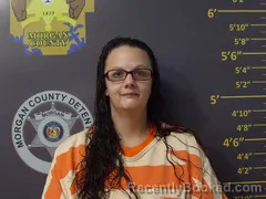 Mugshot of RACHEL L MOSS booked in Morgan County, Missouri on June 4, 2026