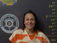 Mugshot of STACEY LIANNE SOCKATOO MYERS booked in Morgan County, Missouri on July 4, 2026