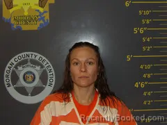 Mugshot of STACEY LIANNE SOCKATOOK-MYERS booked in Morgan County, Missouri on July 13, 2026