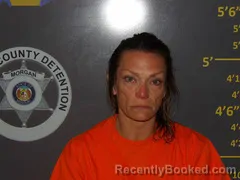 Mugshot of Jamie Lynn Diener booked in Morgan County, Missouri on August 28, 2026