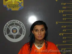 Mugshot of Samantha Cheyanne Harp booked in Morgan County, Missouri on September 14, 2026