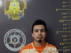 Mugshot of Angel Gabriel Ramirez booked in Morgan County, Missouri on October 2, 2026
