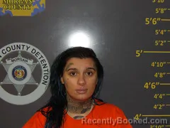 Mugshot of Samantha Cheyanne Harp booked in Morgan County, Missouri on October 23, 2026