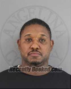 Booking photo from Angelina County, Texas