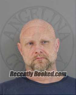 Booking photo from Angelina County, Texas